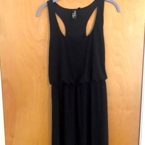 Trixxi Maxi Racerback Black Dress